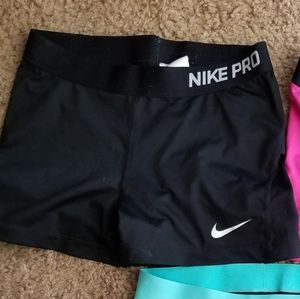 Nike pro compression shorts